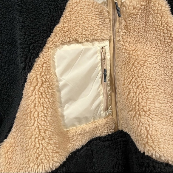 Stoic Size Medium Beige Neutral MTN 1/2-Zip High Pile Fleece Pullover Sherpa - Picture 3 of 6